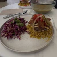 Mac Loco moco  at Choice Healthy Kitchen and Juice Bar in Kihei