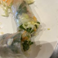 Vegan Spring Rolls. Yum!!!   at Coconut Bay Thai Restaurant in Burlingame