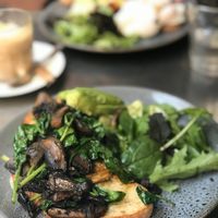 Pesto mushroom w/ Avo at Country Road Cafe in Perth