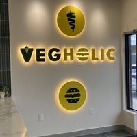 Modern bright space  at Vegholic Shawarma & Burger in Brampton