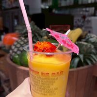 Blended mango juice at Hippie de Bar in Bangkok
