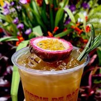 Passion Fruit tea at Hippie Vegan in Bangkok