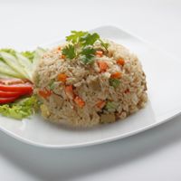 fried rice with vegetables at San May - Q1 in Ho Chi Minh City