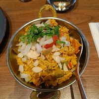 Veg. biryani at Lille Haveli in Asker