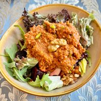 Muhammara bowl at Anise in Dubai