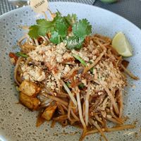 Vegan pad Thai at Giggling Squid - Leeds in Leeds