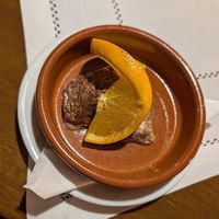 Vegan halva at Odyssey Greek Restaurant in Chesterfield