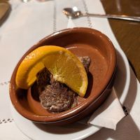 Vegan halva at Odyssey Greek Restaurant in Chesterfield