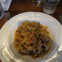 Mushroom pasta at Garden State Hotel in Melbourne