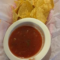 Chips and salsa   at Miguel's Mexican Restaurant in Pensacola