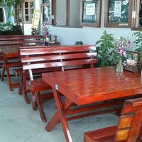 garden side right at TTK Restaurant in Pai