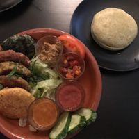 Burger selection at Jiva Burgers in St Petersburg