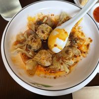 Wontons in house special sauce   at Tofu Vegan in Brighton