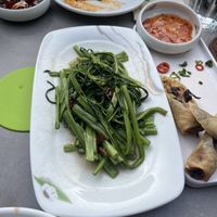 Water spinach   at Tofu Vegan in Brighton