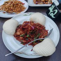 Spicy bao at Tofu Vegan in Brighton