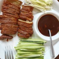Peking Duck Pancakes at Tofu Vegan in Brighton