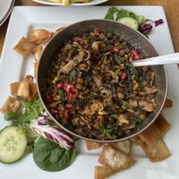 Syrian lentils with pasta   at Persepolis - Snackistan in South East London