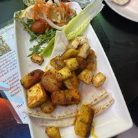 Harissa plantain and tofu (part of The Persepolis Full Feast)  at Persepolis - Snackistan in South East London