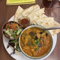 Aubergine hotpot  at Persepolis - Snackistan in South East London