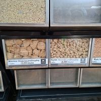 Soy kebab and more soy products at CHARILAOS in Thessaloniki