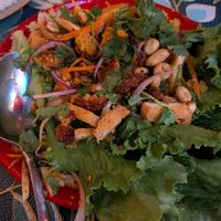 Nam Khao (Thai Crispy Rice Salad) MUST ORDER!!! at Esan Thai SE Division in Portland