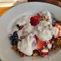 Vegan parfait at Cassidy's Café & Antiques in Ouray