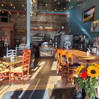 Cozy Interior at Cassidy's Café & Antiques in Ouray