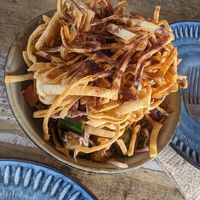 Fatoush at Petra Shawarma in Auckland