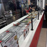 So many toppings and sauces for burritos and bowls  at Extreme Burrito in Pickering