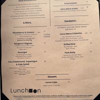 Lunch Menu  at Circle & Square Bistro, Corralitos, CA in Watsonville