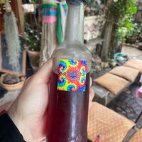 local kombucha  at Art in Chai in Pai