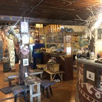 Inside of cafe at Art in Chai in Pai