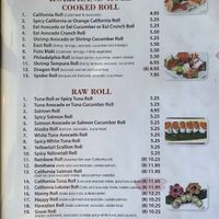 Vegetable Rolls have vegan and vegetarian options. Asparagus Roll is WFPBNO.   at Fuji Japanese Restaurant in Portage