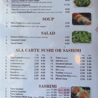 WFPBNO - Edamame, Miso Soup, Salad;  Vegetable Tempura  at Fuji Japanese Restaurant in Portage