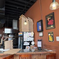 😋  at Mezza Luna Pizzeria in Eugene