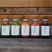Cold pressed Juice Line-Up at Daluma in Berlin