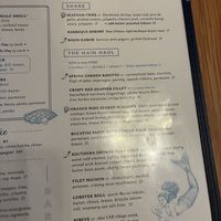 Menu   at Pearl & Horn in Pensacola