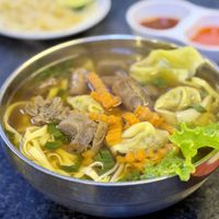 Dumplings soup  at Romantic Soup Vegetarian  in Phnom Penh