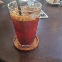 Thai tea no milk at Anatta Coffee and Undefined Space in Bangkok