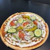 Super vegan  at Amiralen Pizza in Gothenburg