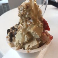 ‘Small’ frozen yogurt, actually pretty big  at Tamara - Ben Yehuda St in Tel Aviv