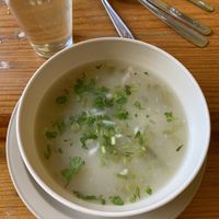Consomé de garbanzos   at Restaurante Vegetariano - Maybe closed in Mexico City