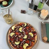 Vegan pizza  at Pumpkin in Haarlem