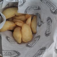 Excellent chips at Foxton Locks Inn  in Market Harborough