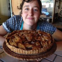 Meredith with one of her great pies at Community Loaves in Jacksonville