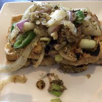 Fried tofu ... yum! at Andy Nguyen's in Sacramento