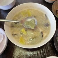  Perilla seed sujebi at Maji - 마지 in Seoul