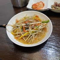 Glass noodle salad  at Maji - 마지 in Seoul