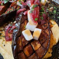 Aubergine steak at Bill's Stratford Restaurant in London