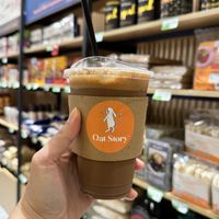 Nan Yang Oat Milk Coffee  at BMS Organics Cafe in Kuala Lumpur